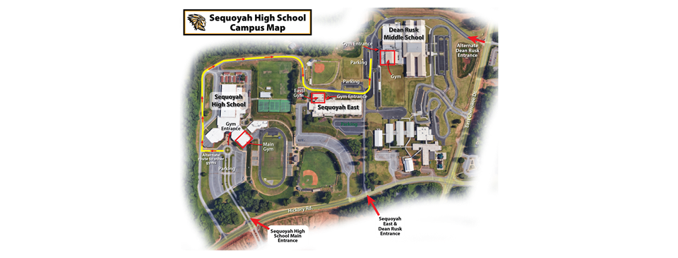 Sequoyah Campus Map
